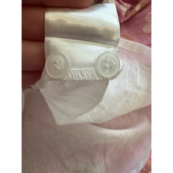 Hampton House Sally Maxi Dress In Hot Pink Floral 100% Cotton Size Medium - Picture 6 of 8